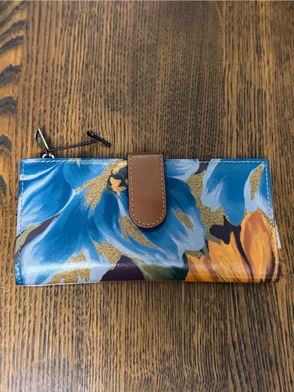 🆕 Patricia Nash Nazari Leather Bifold Wallet Marigold Harvest Print - Picture 2 of 9